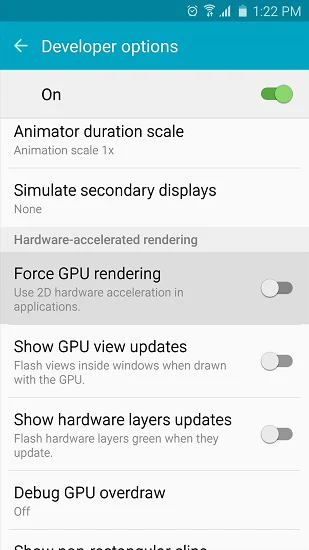 ترفند های Developer Options اندروید